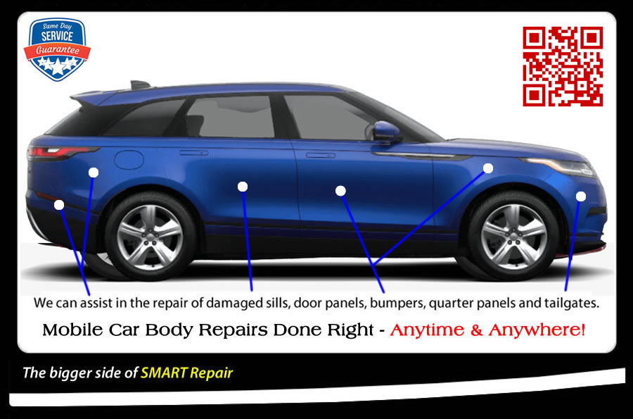 ☎️ 07980 100 201 - London SMART Repair can provide multiple types of vehicle SMART Repair at your location at Grangewood Avenue, Kelvedon Colchester CO5 9FR