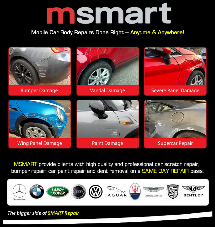 ☎️ 07980 100 201 - London SMART Repair provide bumper repair, car scratch repair and dent repair services in London & Essex
